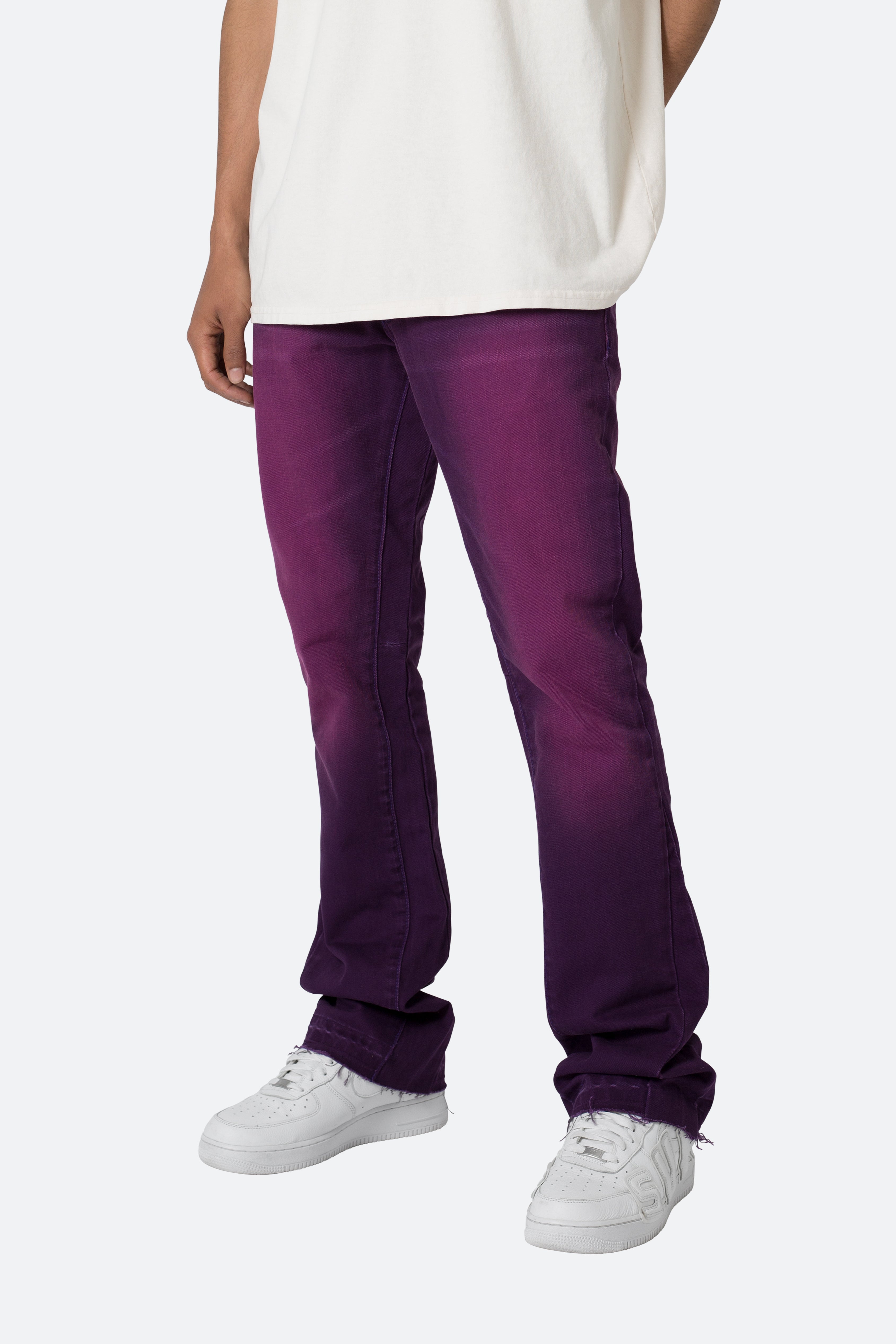 B512 Flare Denim - Purple