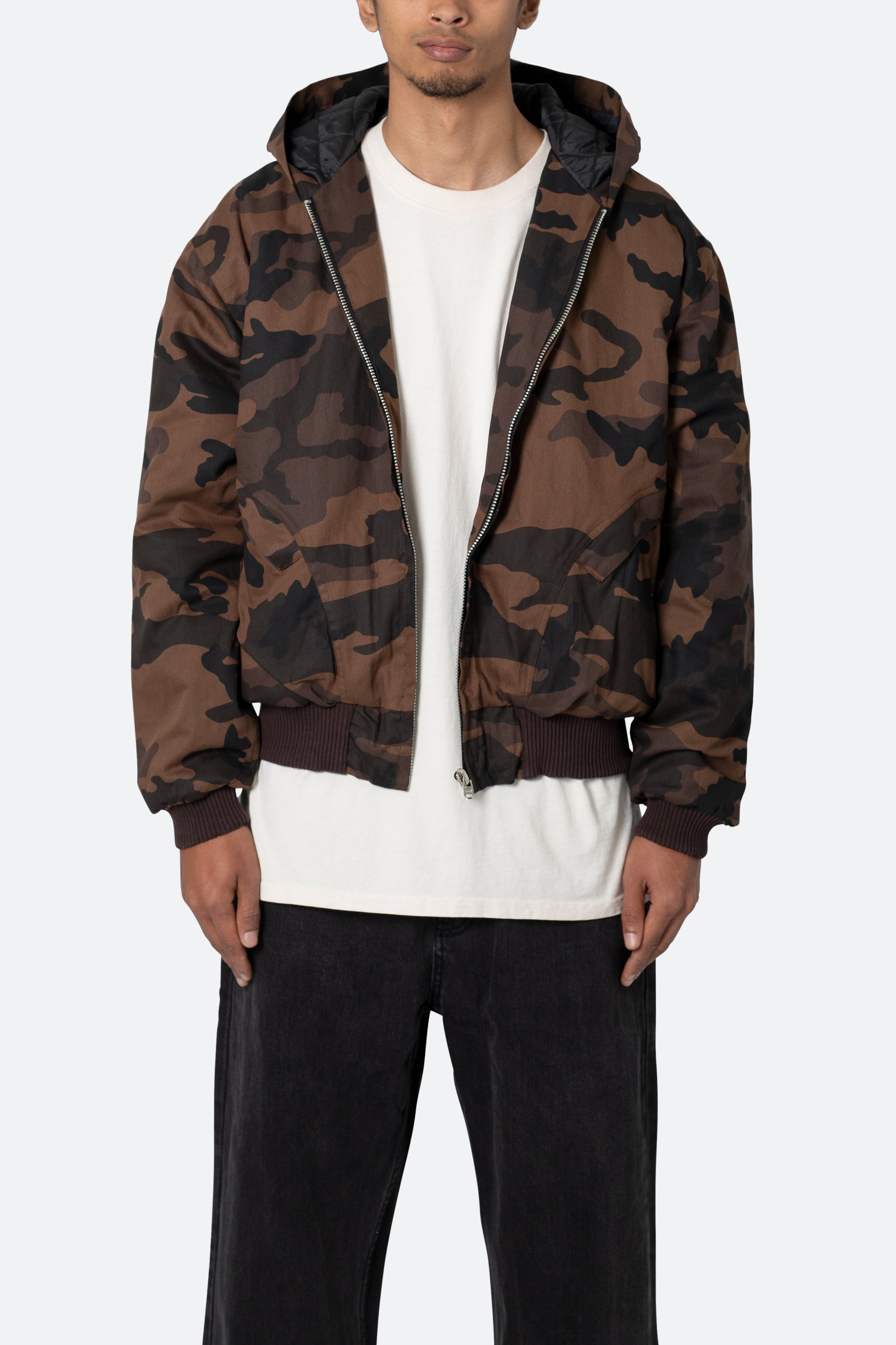 Camo Zip Up Jacket - Camo