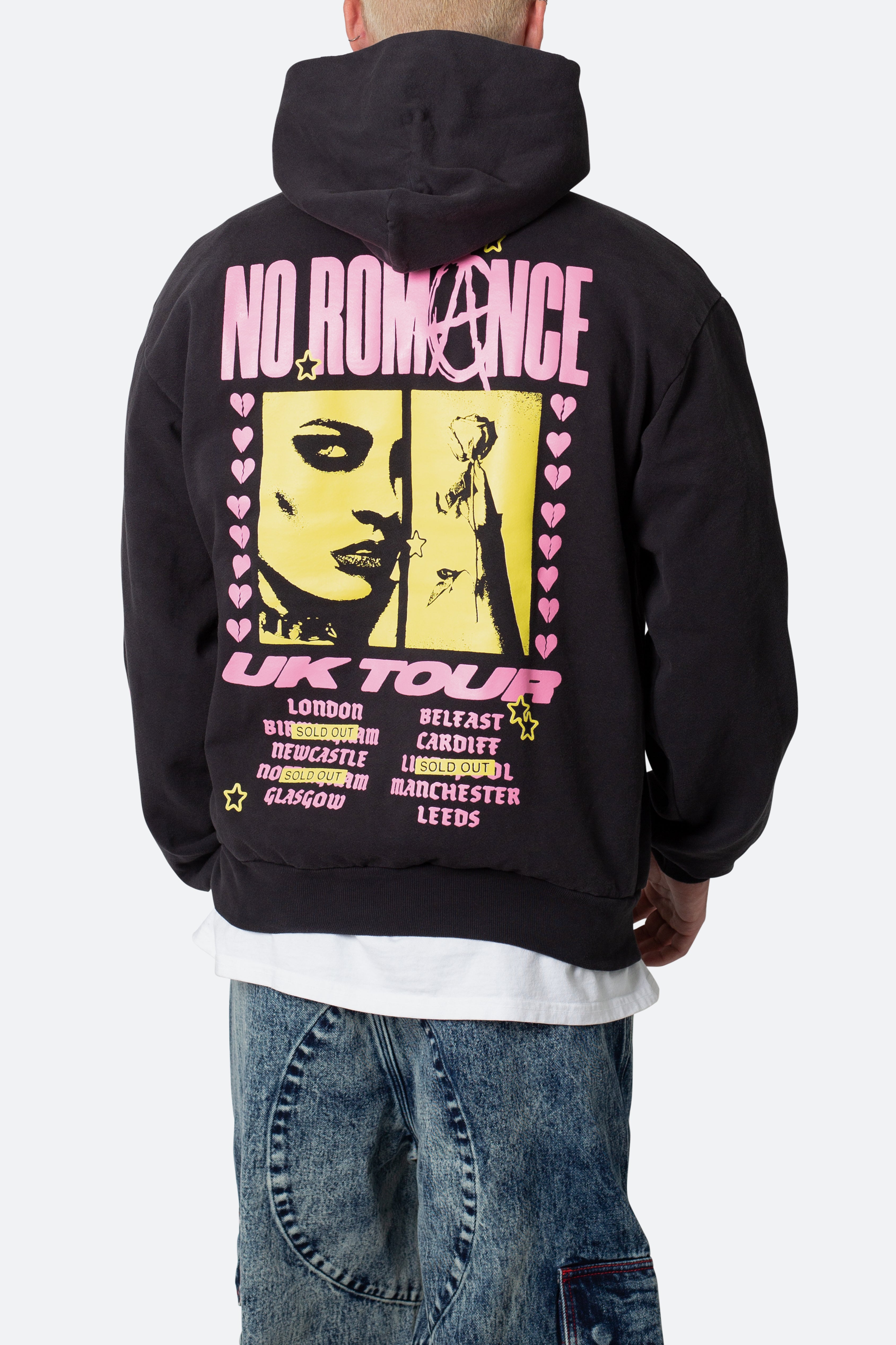 No Romance Hoodie - Off Black