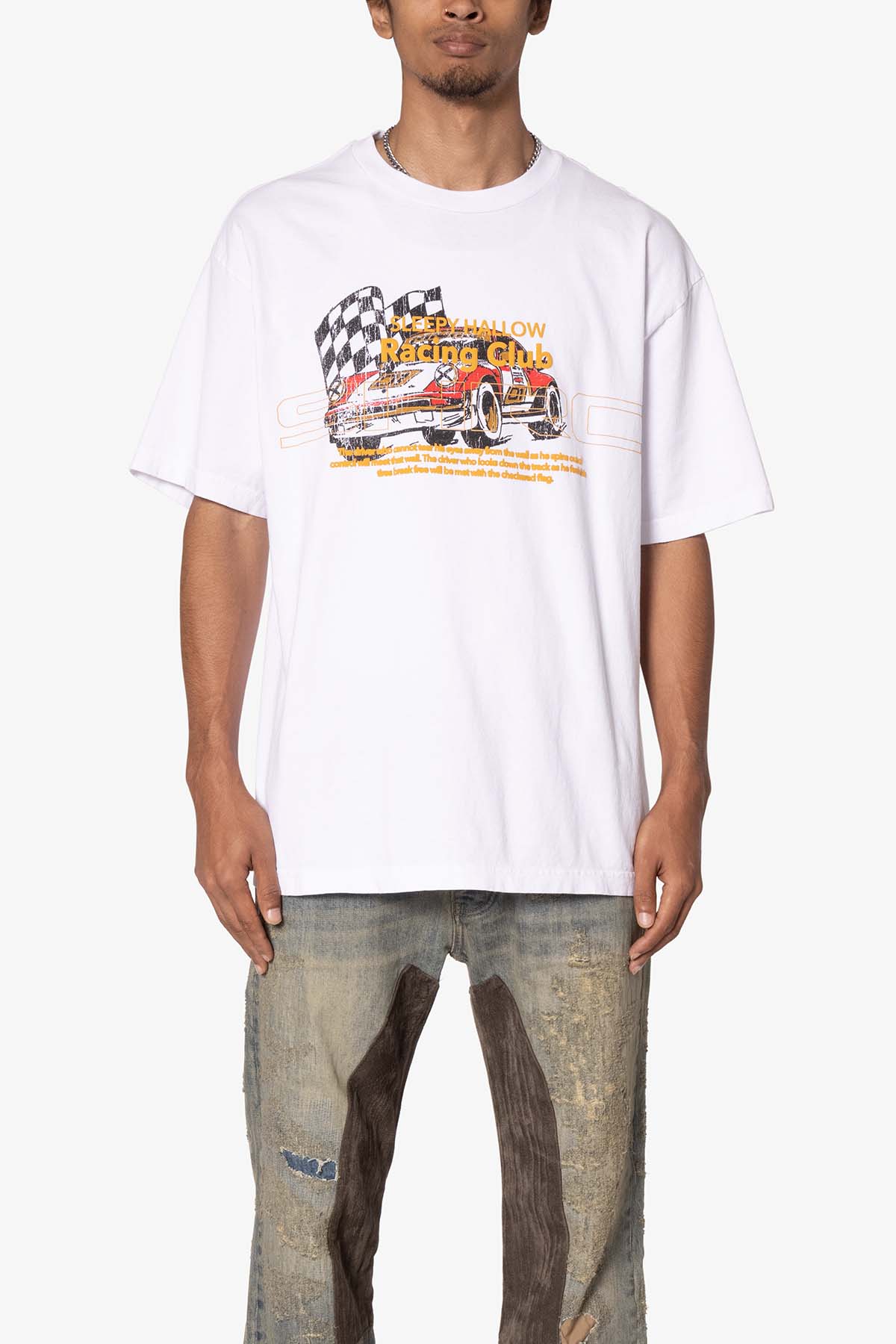 SHRC Checkered Flag Tee - White