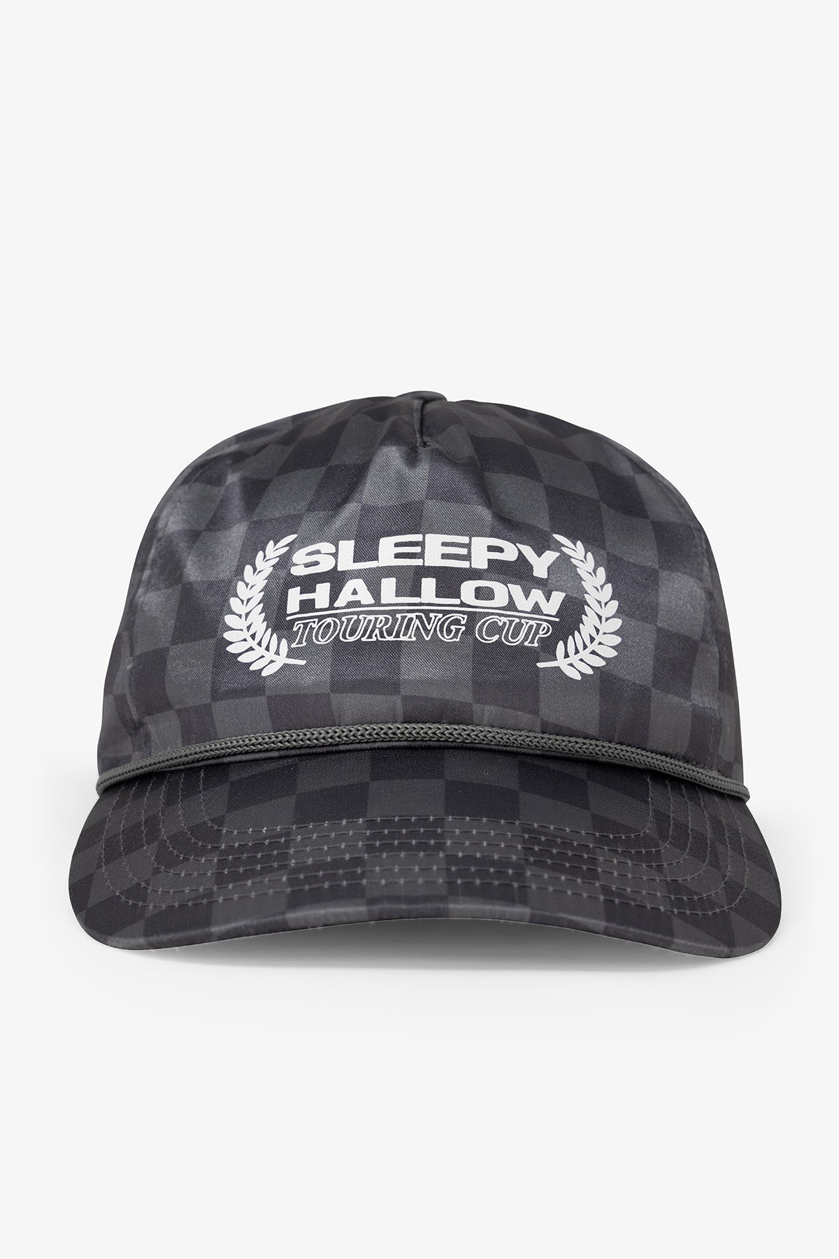 SHRC Checkered Satin Hat - Black