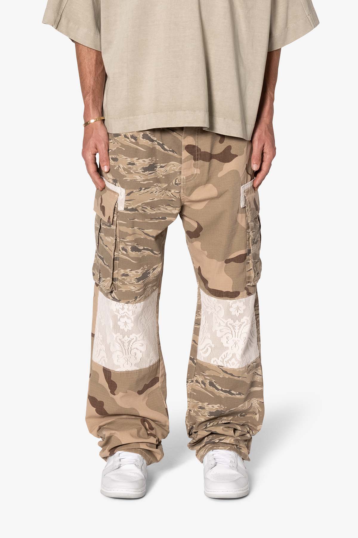 Ultra Baggy Mixed Camo Cargo Pants - Multi