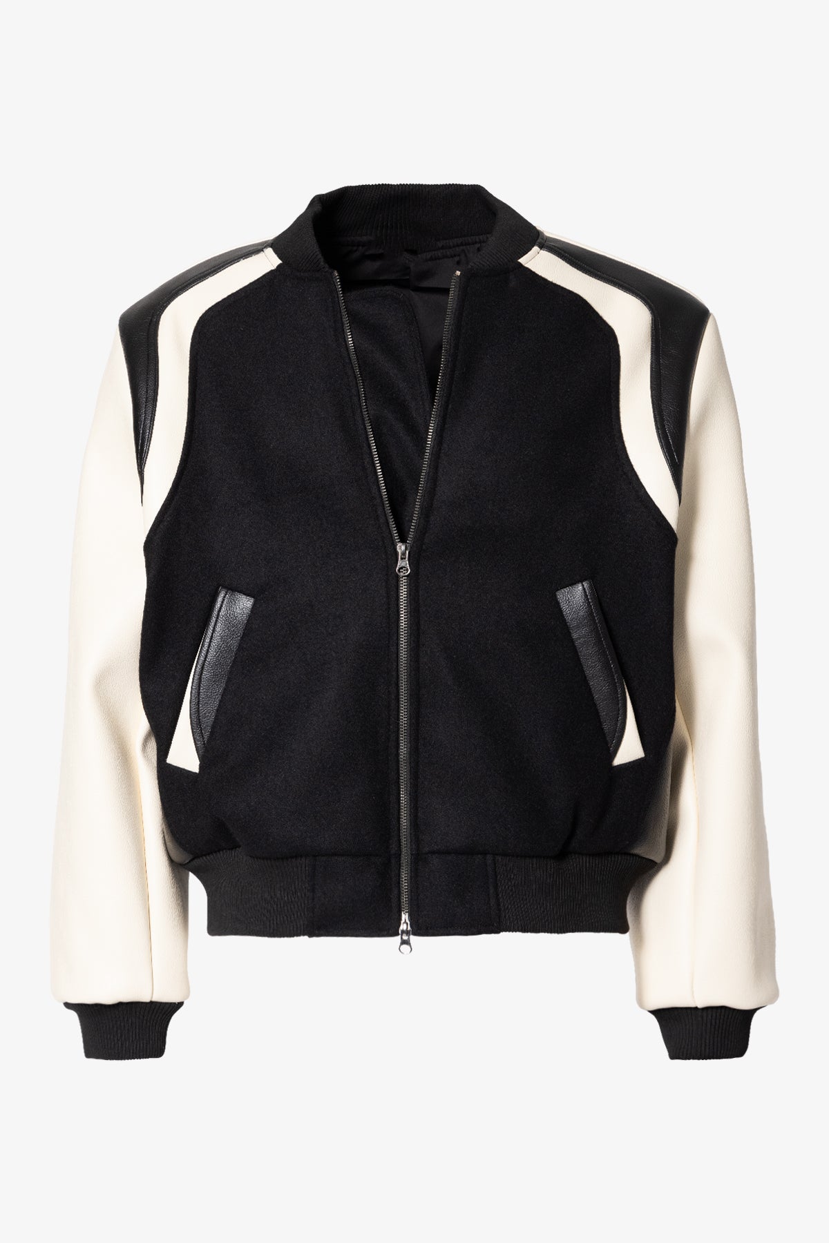 Varsity Mod Jacket - Black/White