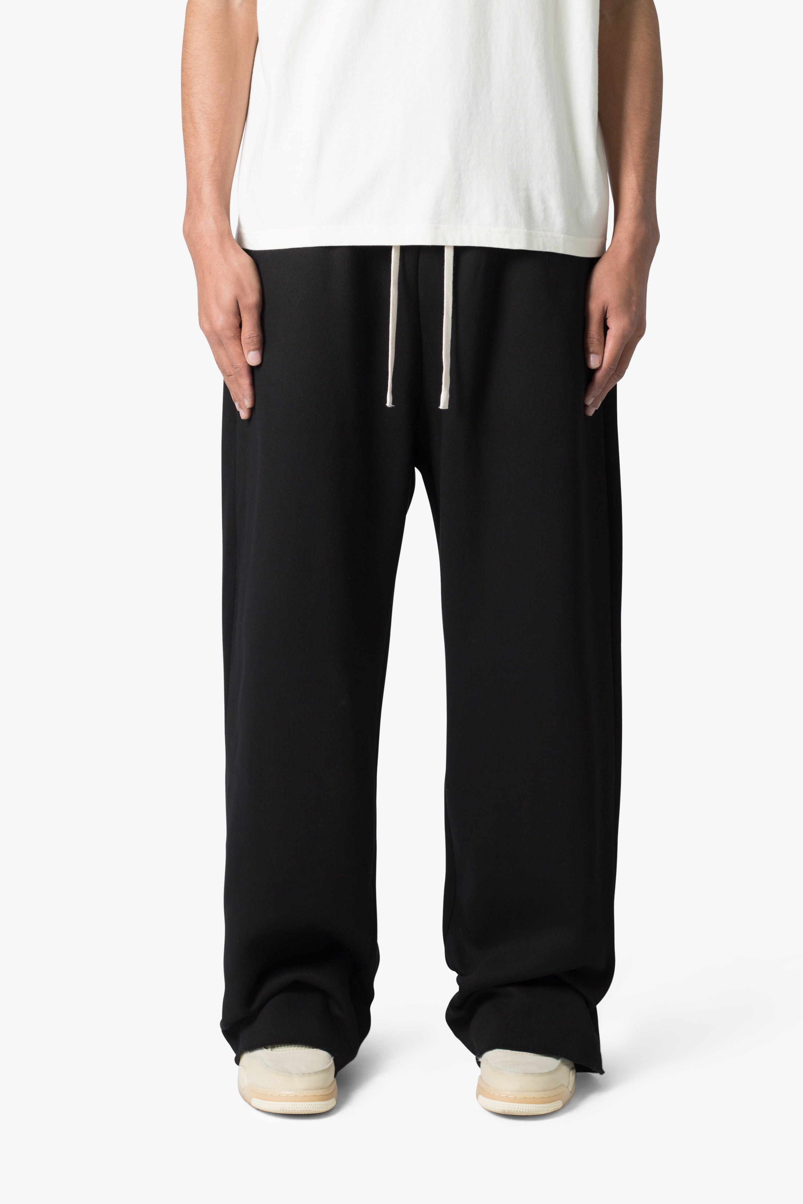 Washed Ultra Baggy Sweatpants - Black