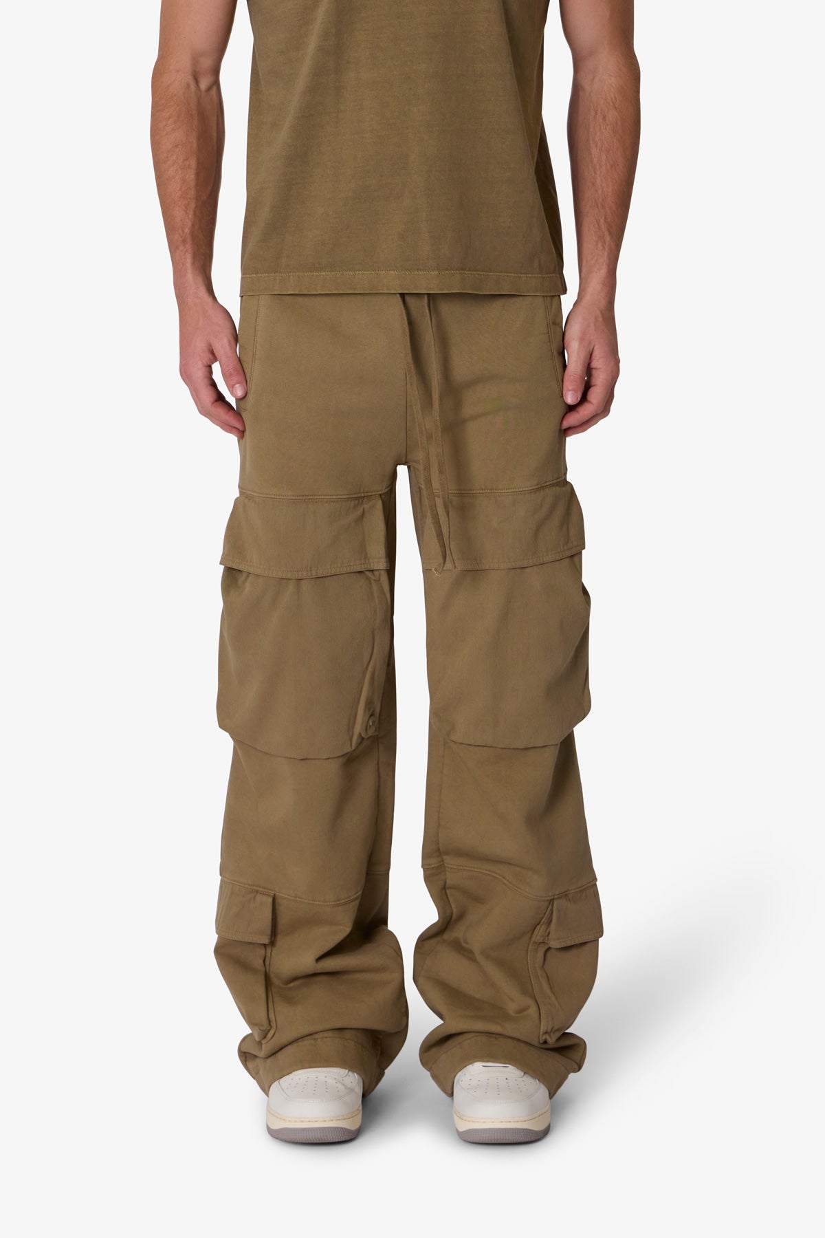 Front Cargo Sweatpants - Washed Earth