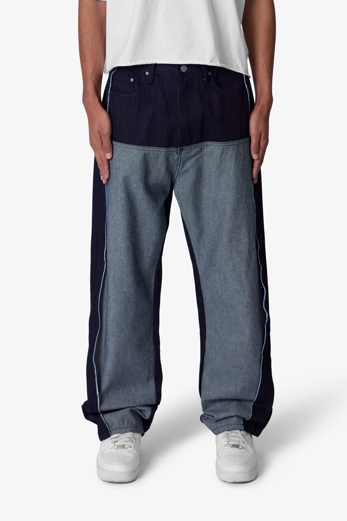 Ultra Baggy Inverted Denim - Navy